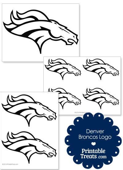 printable denver broncos logo template denver broncos logo broncos