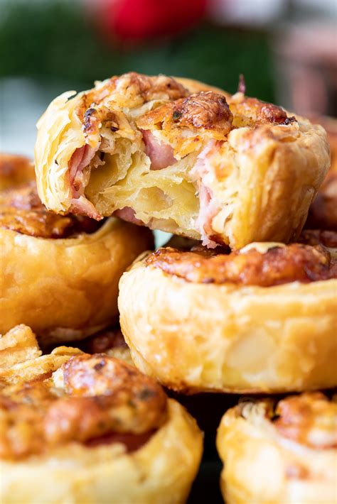 ham and cheese pastry pinwheels simply delicious