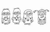Minions Coloring Kids Pages Print Coloriage Color Animation Beautiful Printable Drawing Movies Choose Board Characters sketch template