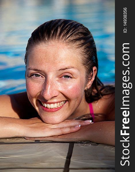 woman in pool free stock images and photos 14938356