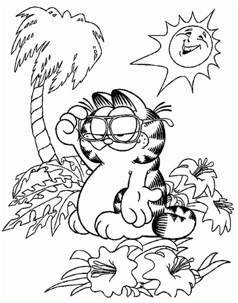 printable summer coloring pages
