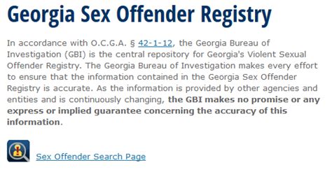 Georgia To Lose 250 000 In Grants Due To Issues With Sex Offender