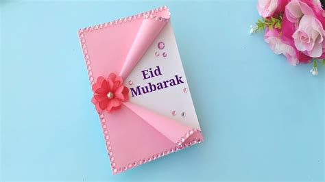 eid mubarak card handmade easy card tutorial youtube