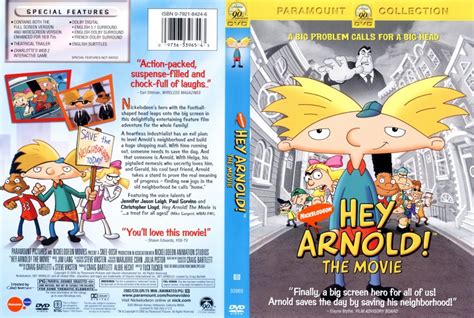 hey arnold    dvd scanned covers hey arnold scan dvd covers