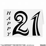 Birthday 21st Pages Coloring Cards Celebrate Choose Board sketch template