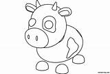 Adopt Cow Hatched Cuervo sketch template