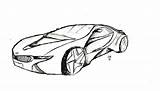 Bmw I8 Coloring Pages Template Sketch sketch template