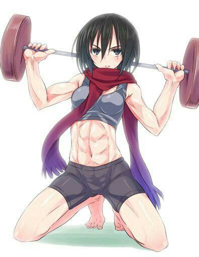 Mikasa Working Them Biceps 💪😎 Anime Amino
