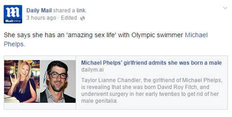 michael phelps girlfriend reveals she was born intersex oh no they