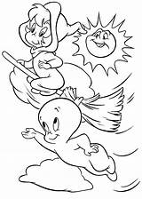 Coloring Pages Friendly Getdrawings Ghost sketch template