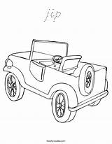 Jeep Coloring Worksheet Pages Jip Safari Color Cars Army Print Wrangler Template Colouring Printable Book Cursive Worksheets Getcolorings Twistynoodle Outline sketch template