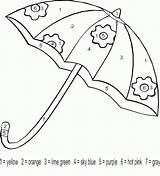 Regenschirm Ausmalbilder Peppa Kleuren Malvorlagen Pintar Kostenlos sketch template