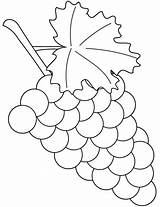 Grapes Coloring Pages Printable Grape Color Kids Supercoloring Print Drawing Categories Template Search Choose Board Public sketch template