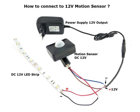 motion sensor   dc  pir sensor motion switch automatic infrared body lamp light timer