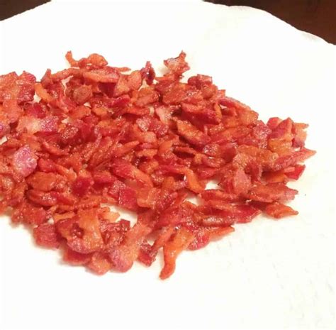 bacon bits   stovetop  cookie rookie