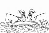 Getdrawings Canoe Coloring sketch template