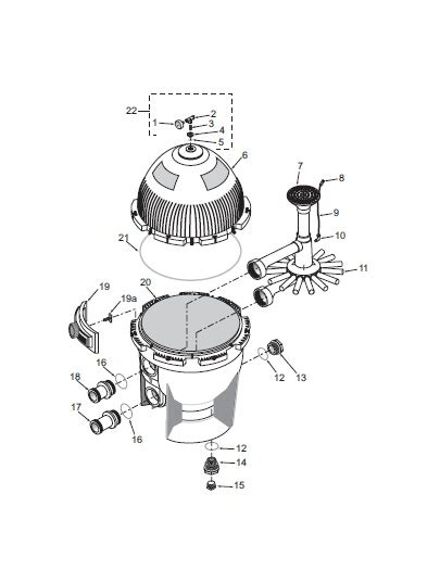 pentair system  sand filter parts diagram