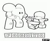 Pocoyo Coloring Pages Friends His Pato Printable Elly Oncoloring Visit Online Colouring sketch template