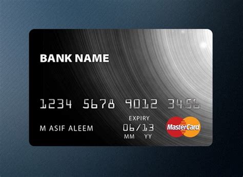 credit card templates  psd ginva