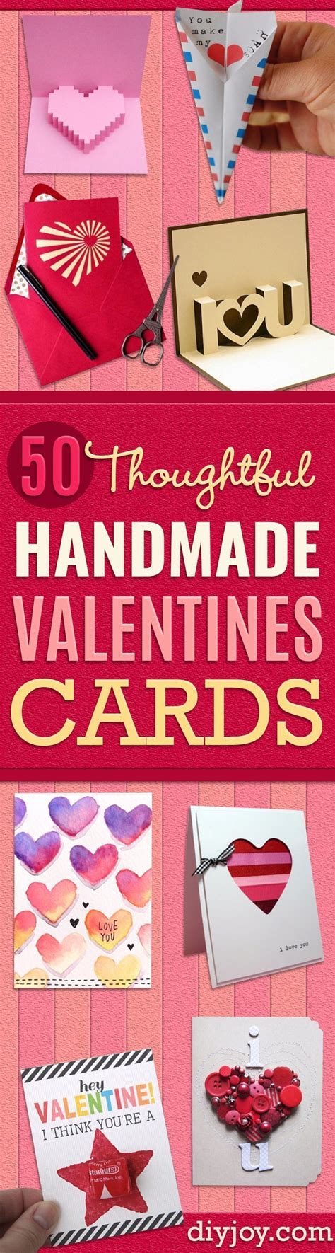 50 Thoughtful Handmade Valentines Cards Valentine Cards Handmade