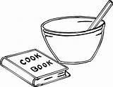 Bowl Mixing Book sketch template