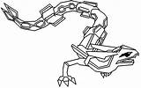 Rayquaza Pokemon Coloring Pages Mega Getcolorings Printable Color Print sketch template
