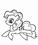 Pony Little Pie Pinkie Coloring Pages Happy Bubakids sketch template