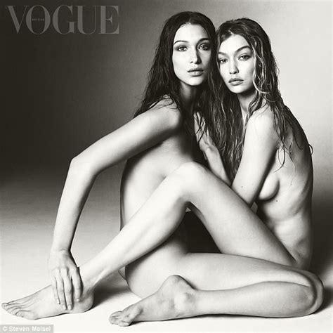 Gigi And Bella Hadid Pose Naked In Racy Vogue Photoshoot