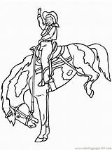 Disegni Wilder Westen Kowboje Dibujos Vaqueros Cheval Coloriages Rodeo Kolorowanki Dzieci Colorare Cavalier Salut Vari Paginas Creativity Ages sketch template