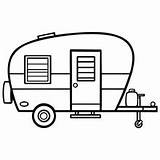 Caravane Trailer Campers Campare Grise Caravan 1143 Rving Demande Clipartmag Webstockreview Poids sketch template