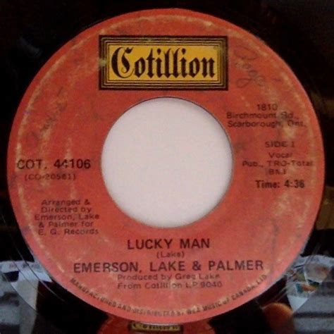 emerson lake palmer lucky man vinyl discogs