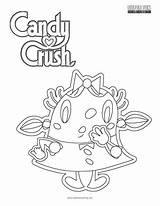 Candy Crush Coloring Fun sketch template