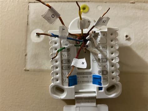 compatability issue   thermostat wiring includes  wire marked
