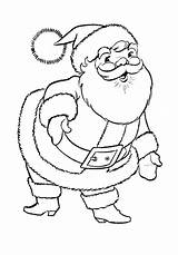 Claus Santa Drawing Funny Paintingvalley Coloring sketch template