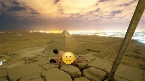 photographer s explicit snap atop the great pyramids sparks outrage