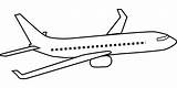 Aeroplane sketch template