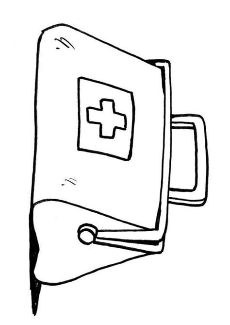 bag coloring doctor pages  preschool art activities preschool