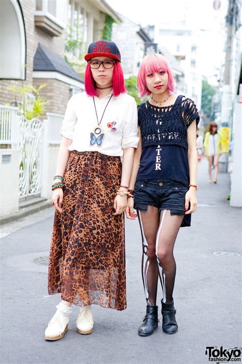 Pink Haired Harajuku Girls W Moussy Avantgarde And Homeless Hk
