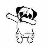 Dog Template Dabbing Pug Drawing Clipartmag sketch template