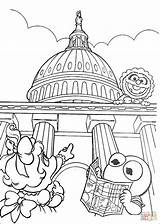Coloring Pages Washington Dc Muppets Babies Muppet Drawings Color Capitals Printable Getcolorings Book Colorings Library Movie Kids February sketch template