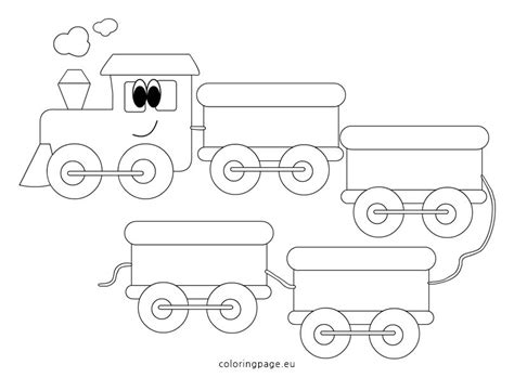 train coloring page coloring page