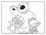 Pororo Coloring Pages Disney Penguin Little Printable Friends Crong Kids Sheets Poby sketch template