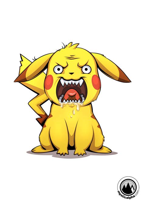 angry pikachu  vinny hmysticalpha rimaginarykanto