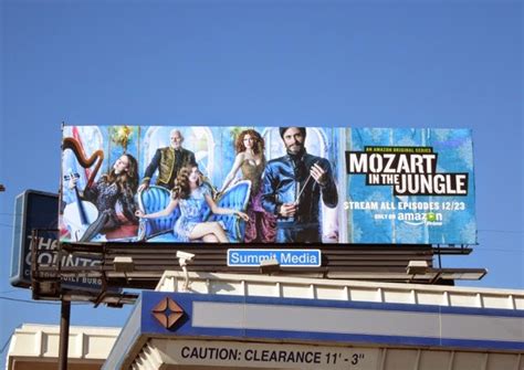daily billboard tv week mozart in the jungle series premiere billboards advertising for