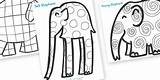 Elmer Colouring Elephant Sheets Patterns Twinkl Coloring Elephants Story Resources Cliparts Printable Teaching Template Pages Mckee David Primary Patchwork Book sketch template
