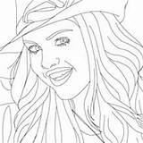 Selena Gomez Coloring Pages Singer People Hellokids Dress Beautiful sketch template