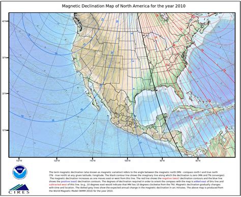 magnetic declination map  map   mexico