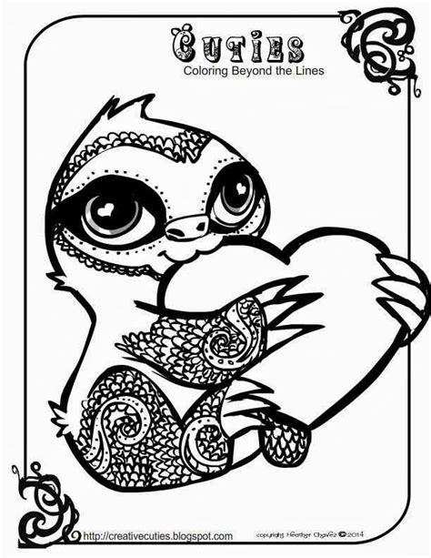 creative cuties baby sloth coloring page coloring pages coloring