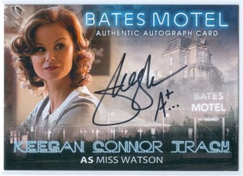 Keegan Connor Tracy Miss Watson A Autograph Bates Motel