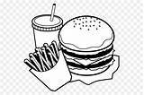 Hamburger Hitam Putih Boyama Noir Kartun Nourriture Minuman Monochrome Gida Renkli Beyaz Resim Siyah Tek Kucuk sketch template